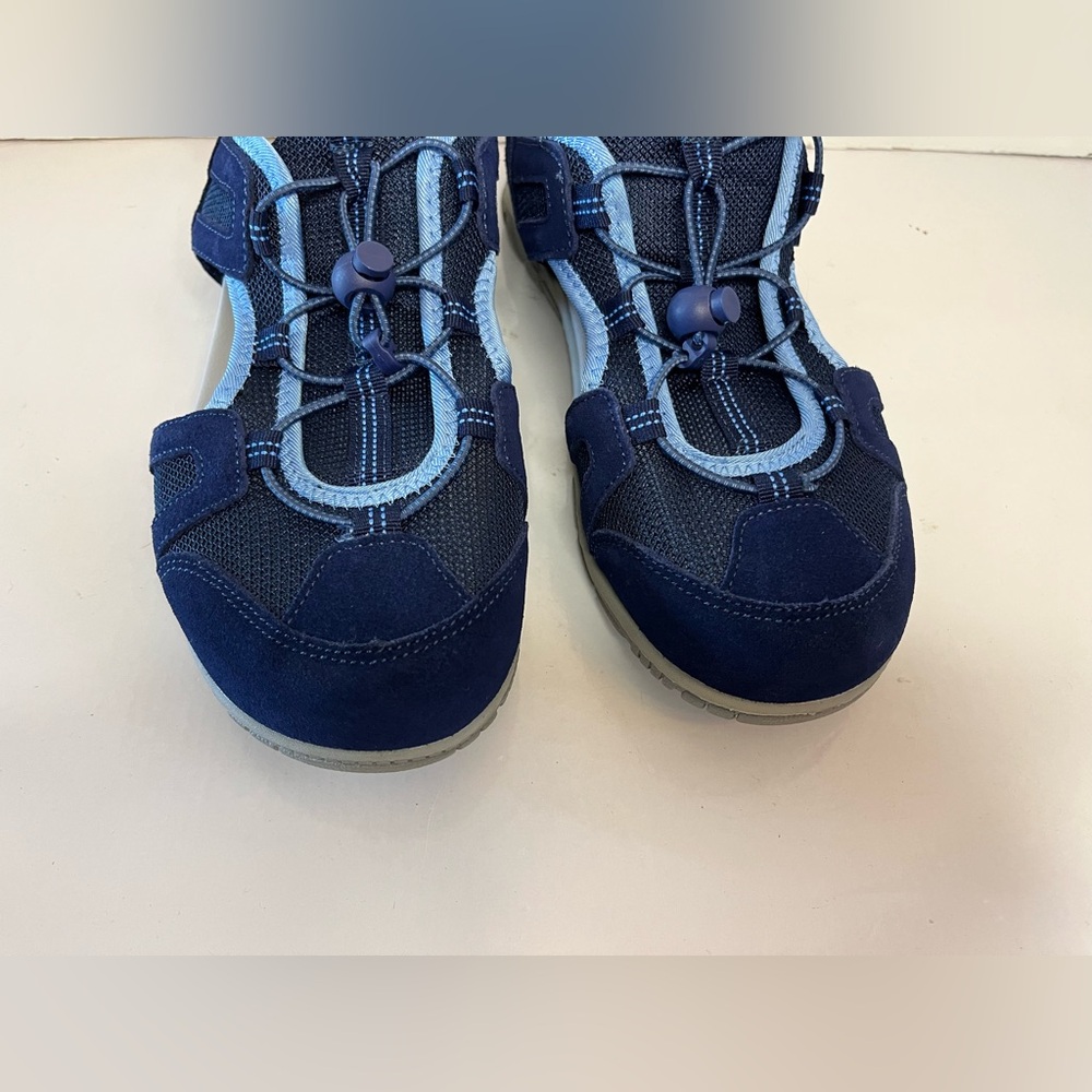 Lands’ End Women’s Size 11D 11 D Navy Dark Blue Closed Toe Water Shoes - Picture 4 of 11